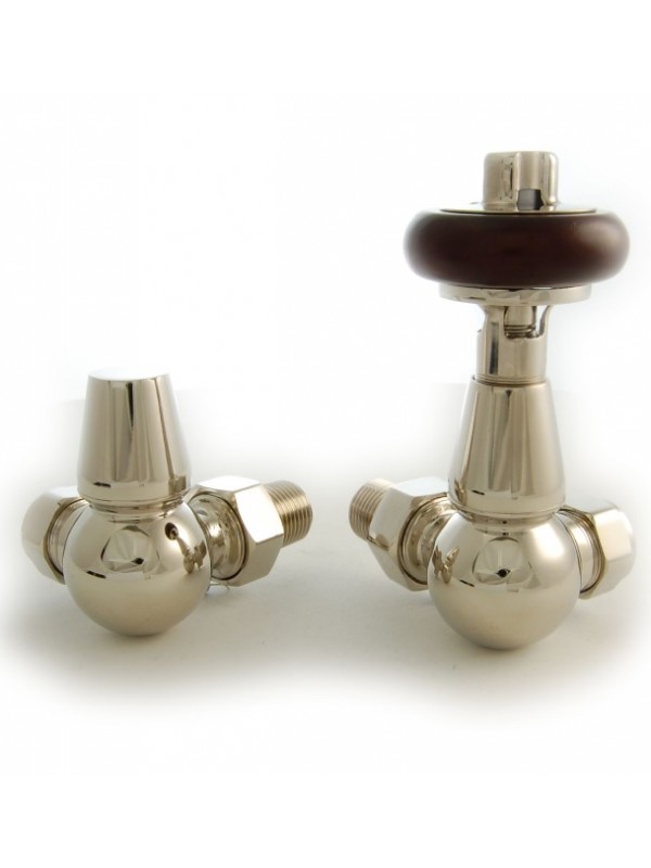 Belgravia Corner Manual Valve Set Polished Nickel